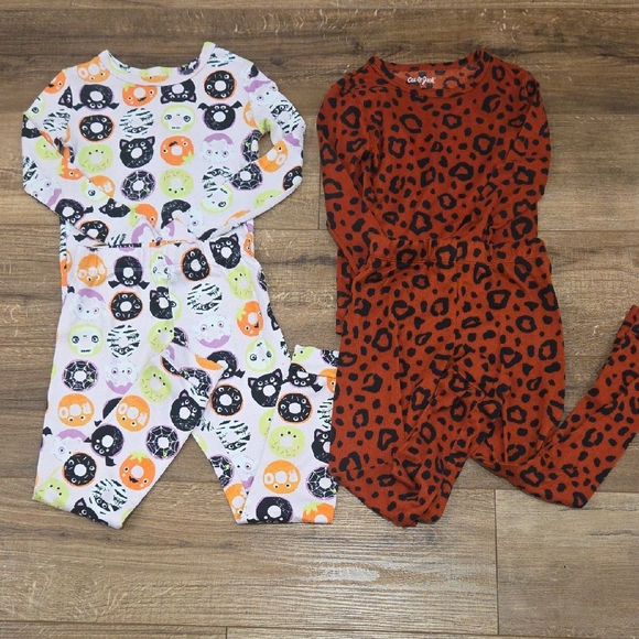 Cat & Jack Other - Cat & Jack Colorful Donut Print Sleepwear And Cheetah